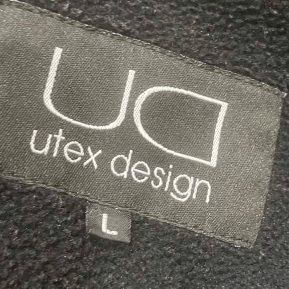 UD UTEX DESIGN RAIN HOOD COAT JACKET ZIP UP SIZE LARGE MEN WINTER JACKET COZZY - Picture 5 of 16